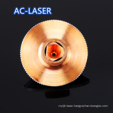 D32 H15 M14mm Chrome coated double layers fiber laser nozzle for Raytools cutting head